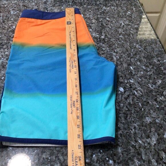SALT LIFE SLX-QD Board Shorts Size 34, Orange, Blue, Black - Picture 9 of 10